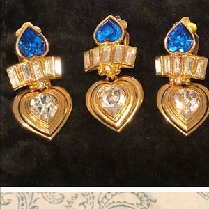 Diamond & Sapphire Earrings💙